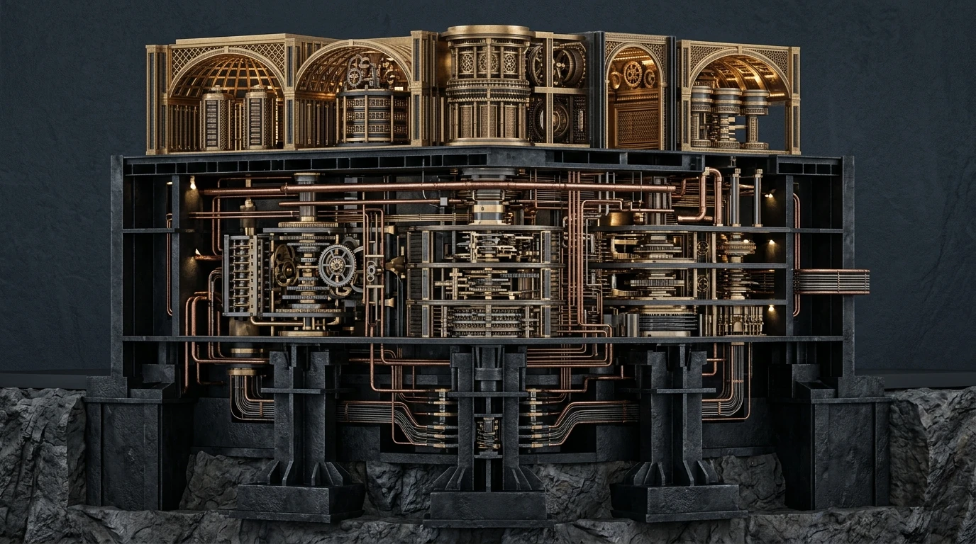 Venture organism sectional operating topology